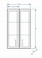 Шкаф подвесной Stella Polar Концепт 48/80 SP-00000139 48 см, белый - 4 изображение