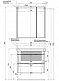 Комплект мебели для ванной Aquanet Орлеан 80 белый - 11 изображение