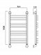 Полотенцесушитель водяной Aquanerzh лесенка дуга-групповая 100x50 - 2 изображение