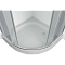 Душевой уголок Erlit Comfort 80х80 см ER0508-C4 профиль серебро, стекло тонированное - изображение 5