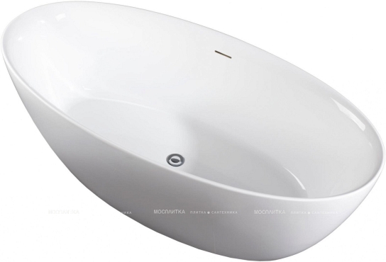 Акриловая ванна Art&Max Bologna 170х80 см AM-BOL-1700-820, белый - 3 изображение