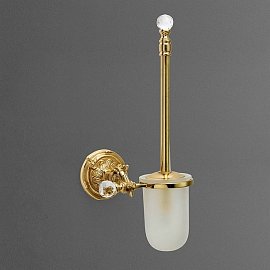 Ёршик для унитаза Art&Max Barocco Crystal  AM-1785-Do-Ant-C, античное золото