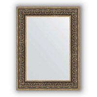 Зеркало в багетной раме Evoform Definite BY 3064 63 x 83 см, вензель серебряный