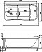 Акриловая ванна Bas Бриз 150х75 - изображение 5