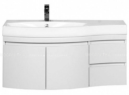 Комплект мебели для ванной Aquanet Опера 115 L 2 двери 2 ящика белый - изображение 4