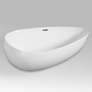 Акриловая ванна 170х95 см Black&White Swan SB 227 227SB00 белый глянцевый - 4 изображение
