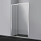 Душевая дверь WasserKRAFT Aula 110х190 см профиль хром, стекло прозрачное