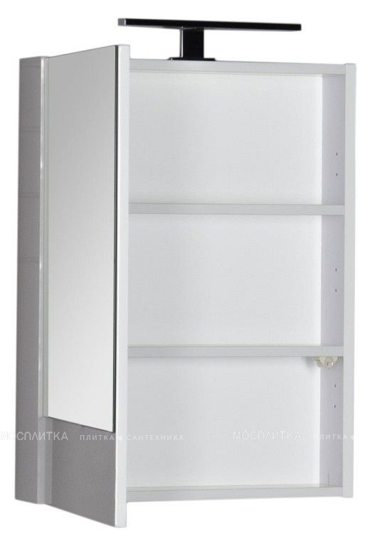 Зеркальный шкаф Aquanet Нота 58 камерино белый - изображение 2