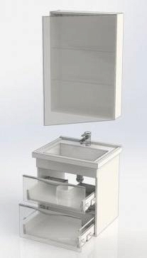 Комплект мебели для ванной Aquanet Эвора 60 дуб антик - 12 изображение
