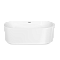 Акриловая ванна 170х80 см Sancos Fiori FB04 белая - изображение 2