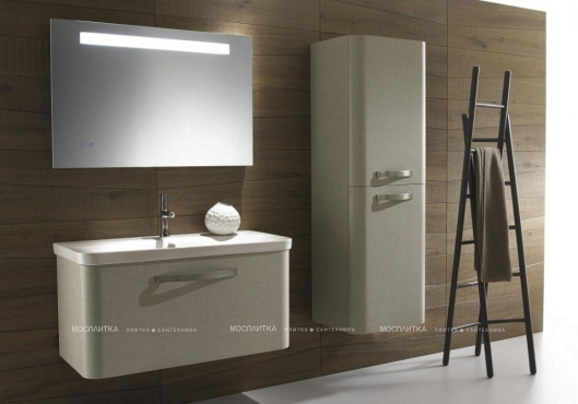 Шкаф-пенал Jacob Delafon Replay 50 см, EB1074, цвет серый, петли слева - 2 изображение