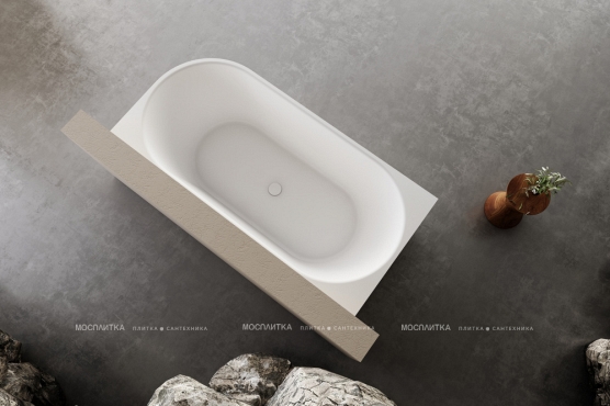 Акриловая ванна 170х80 Abber AB9438-1.7 L белая - 4 изображение