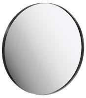 Зеркало Aqwella RM0208BLK 80 см круглое, черное