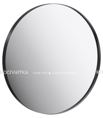 Зеркало Aqwella RM0208BLK 80 см кру ...