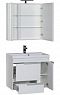 Комплект мебели для ванной Aquanet Тиволи 80 белый - 2 изображение