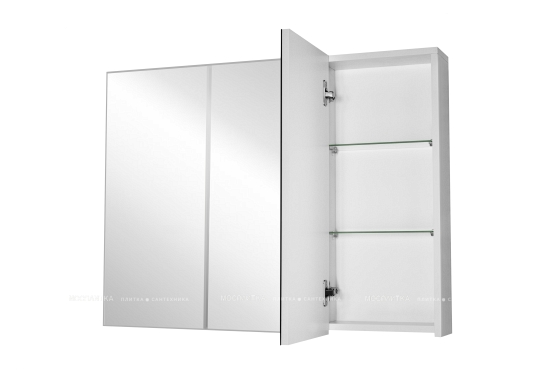 Зеркальный шкаф Style Line Альтаир 90 см ЛС-000010059 трюмо, белый - 4 изображение