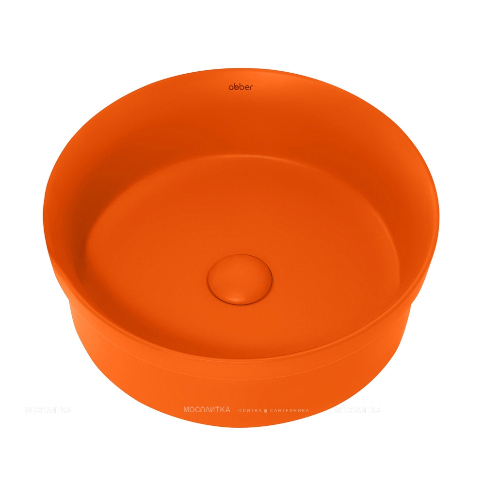 Раковина Abber Bequem 40 см AC2103MO оранжевая матовая - изображение 3