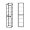 Шкаф Vincea Mia подвесной, 1700*350*350, Beton, левый, VSC-2M170BT-L - изображение 3