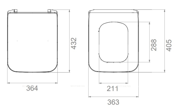 Крышка-сиденье для унитаза Allen Brau Liberty 4.33008.31 с микролифтом, черная матовая - 8 изображение
