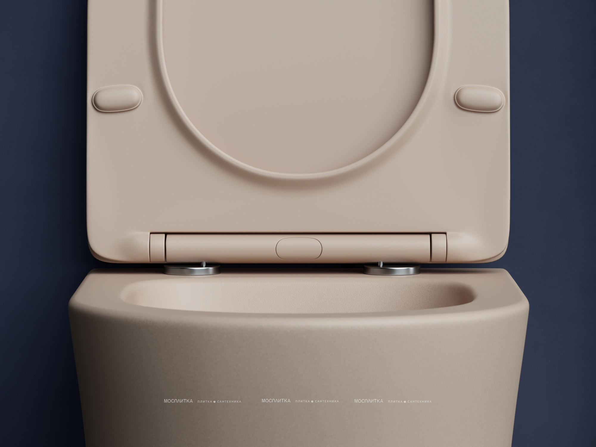 Комплект подвесной безободковый унитаз Ceramica Nova Balearica CN6000MC Капучино матовый с сиденьем Микролифт + инсталляция для унитазов Bocchi 8010-1000 - изображение 5