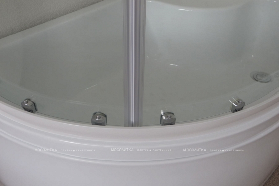 Душевой уголок Royal Bath 8120BK-T прозрачное левый - 4 изображение