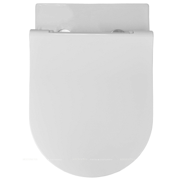 Унитаз подвесной безободковый Azario Ferio 87565 с крышкой-сиденьем микролифт, белый - 7 изображение