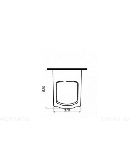 Крышка для унитаза Boheme Hermitage, 956-G GOLD (петли белые) микролифт Ультратонкое съемное сиденье - изображение 2