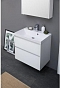 Комплект мебели для ванной Aquanet Гласс 70 белый - 19 изображение