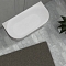 Ванна из искусственного камня 170х75 Abber Stein AS9630 белая матовая - изображение 3