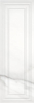 Керамическая плитка Meissen Плитка Gatsby рельеф белый 25х75 