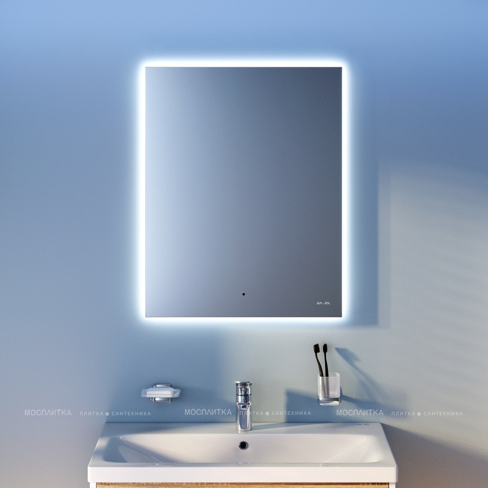 Зеркало Am.Pm X-Joy 55 см M85MOX10551S с подсветкой - изображение 2