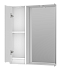 Зеркальный шкаф Brevita Balaton 65 см BAL-04065-01-Л левый, с подсветкой, белый - 4 изображение