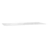 Столешница стеклянная Vitra Origin 120 см, правосторонняя, белая