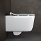 Комплект подвесной безободковый унитаз Ceramica Nova New Day CN3005 с крышкой-сиденьем микролифт + инсталляция Geberit Duofix 458.124.21.5 с кнопкой, хром глянцевый - изображение 3