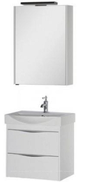 Комплект мебели для ванной Aquanet Франка 65 белый - 2 изображение
