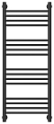 Полотенцесушитель водяной Сунержа Богема+ 100х40 см 15-0220-1040 тёмный титан муар - 2 изображение