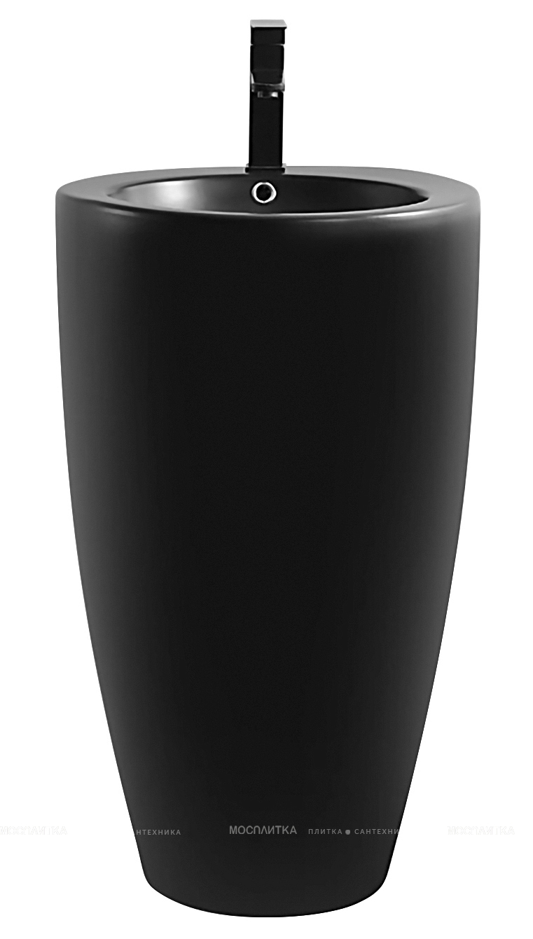 Раковина напольная Azario Comella 50 см AZ-311MB матовый черный - изображение 2