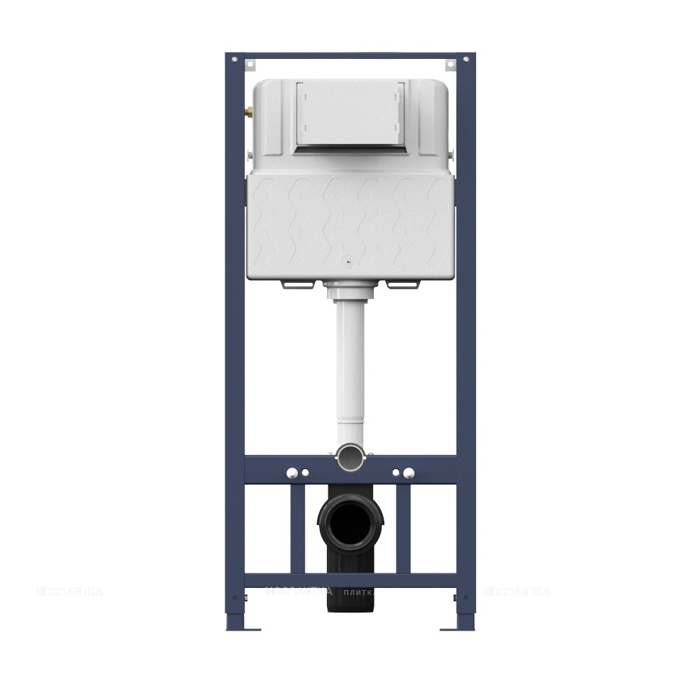 Комплект подвесной безободковый унитаз BelBagno Sfera-R BB046CHR + инсталляция Am.Pm Pro I012704 - изображение 5