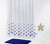 Штора для ванных комнат Ridder Stella синяя