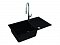 Кухонная мойка Alveus Cadit 40 Granital 1132031 черная в комплекте с сифоном - 2 изображение
