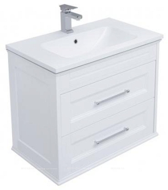 Комплект мебели для ванной Aquanet Бостон М 80 белый - 15 изображение