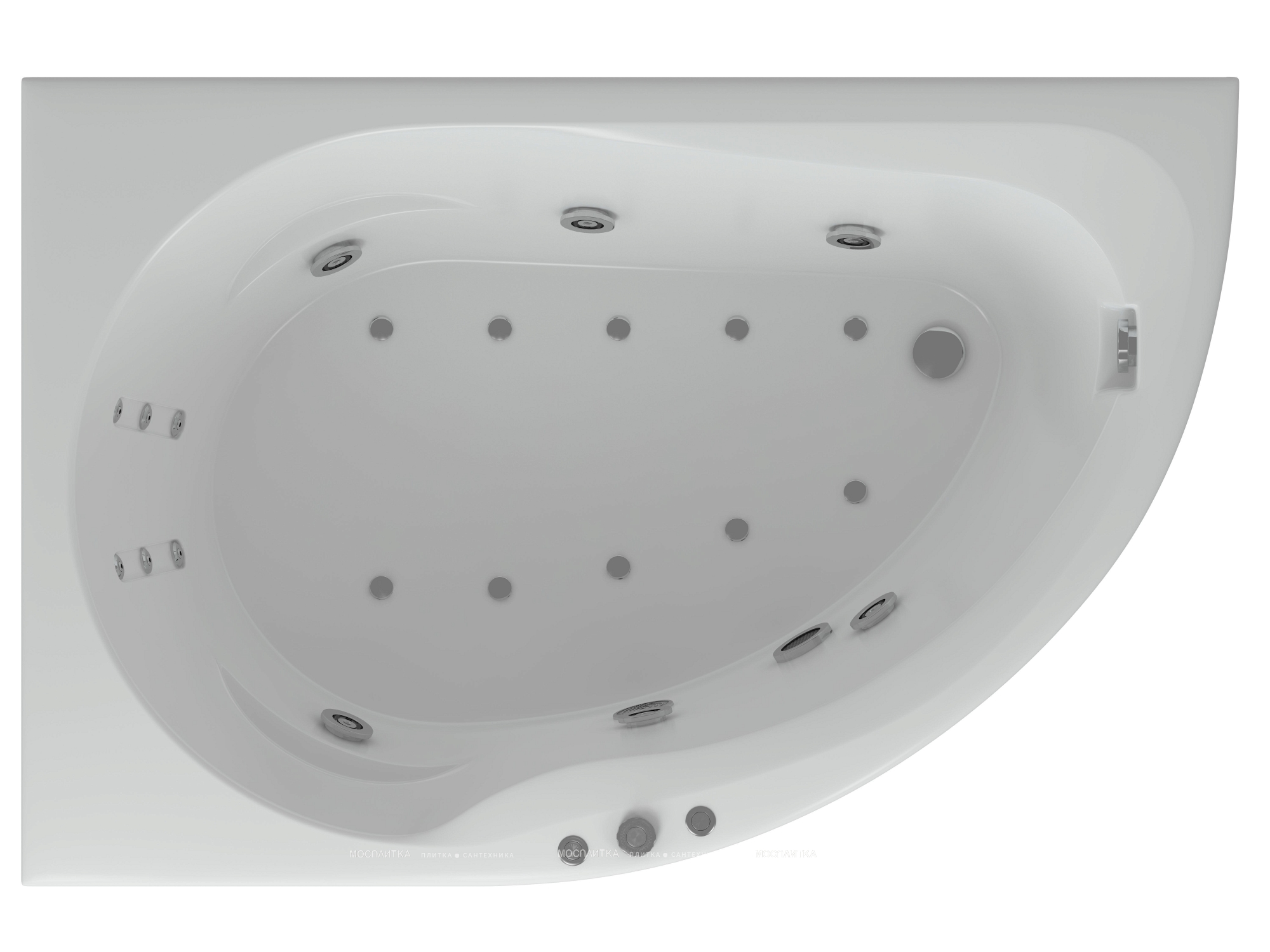 Акриловая ванна Aquatek Вирго 150 см L на сборно-разборном каркасе - изображение 2