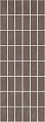 Керамическая плитка Kerama Marazzi Декор Орсэ коричневый мозаичный 15х40
