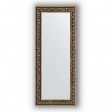 Зеркало в багетной раме Evoform Definite BY 3128 63 x 153 см, вензель серебряный