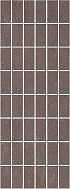 Керамическая плитка Kerama Marazzi Декор Орсэ коричневый мозаичный 15х40 
