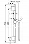 Душевая штанга Hansgrohe Unica’S Puro 60 см, 28632000, хром - изображение 3