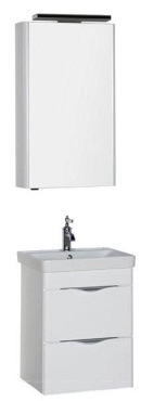 Комплект мебели для ванной Aquanet Орлеан 50 белый - 2 изображение
