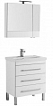Комплект мебели для ванной Aquanet Сиена 70 напольная белый 