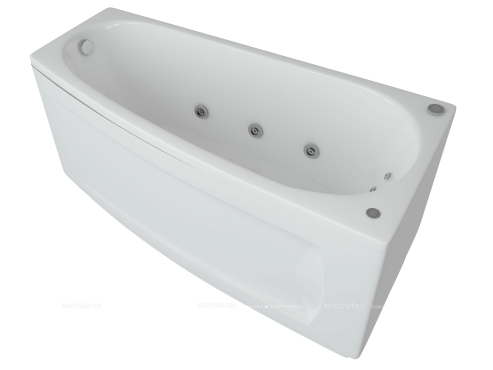 Акриловая ванна Aquatek Пандора 160 см R на объемном каркасе - 3 изображение