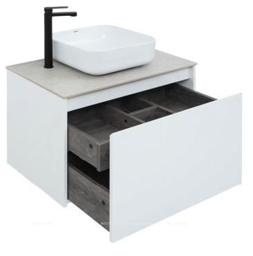 Комплект мебели для ванной Aquanet Nova Lite 75 см 242275, 1 ящик, белый - 10 изображение